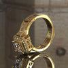 2.34ct Princess Cut Diamond Engagement Ring - 02US49